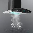 SensoSmart 
Size (Width) : 90 cm
Min Noise Levels in dB : 55dB
Max Suction : 1626 m3/hr
Speed : 3 speed
Touch Control : Gesture Control
Gesture Control : yes
Cleaning Technology : Intelligent Autoclean
Crompton Motor Technology : Induction Motor | Smart on
Warranty on Motor : 10 year
Net Diemention(W×D×H)mm : 897 ×340 ×855
Warranty on Appliance : 1 year
Ducting Kit Included : yes